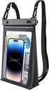 Large Floating Waterproof Phone Pouch with Sealing Strip, Cell Phone Dry Bag Case for iPhone 15/14/13/12/Pro Max