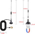 LACUCINO 75 1.5m 16.4Ft 6pcs ohm FM Antenna, Outdoor Antenna WiFi Stereo TV Indoor, SMA-Male Connector Magnetic
