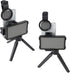 ZJchao 52mm Reduce Reflected Light Device, CPL Lens Filter, Rechargeable Fill Light for Photography, Live Streaming