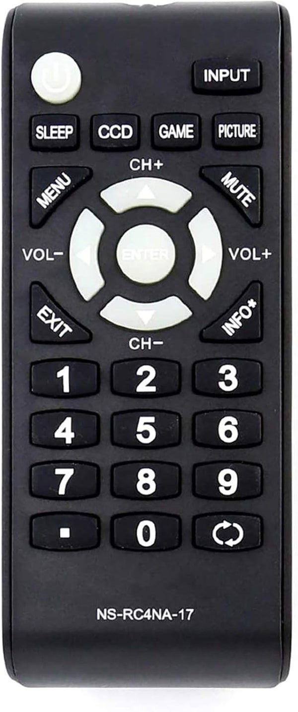 ALLIMITY Remote Control NS-RC4NA-17 for Insignia TV Models NS-32D310NA17, NS-24D510MX17, NS-40D510NA17, and more