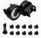 Generic Heavy-Duty Magnetic Zip Tie Mounts,10Pcs Multipurpose Cable Holder with Nylon Cable Ties