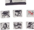 Keyboard Keycaps, Custom 10 Keys Novelty Keycap for Mechanical Keyboard, PBT Keycaps with Clear Pattern
