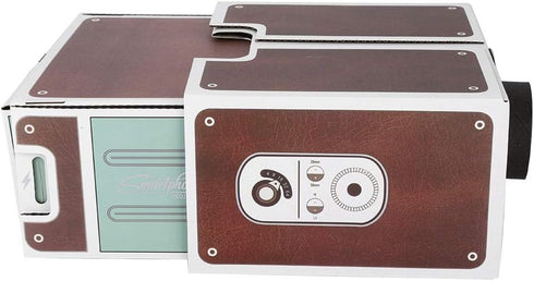 Yoidesu Home Projector Mini Projector DIY Smartphone Projector 2.0 & Entertainment Device, Portable Smart Projector for