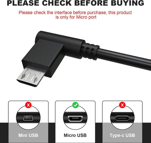 Sqrmekoko Replacement Data Sync Charging Power Supply Cable Cord - Compatible with Wacom Intuos and Bamboo Models