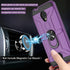 Jeylly Coolpad Legacy SR Case, Heavy Duty Shockproof Dual Layer Hard PC Soft TPU, Magnetic Ring Car Mount Cover