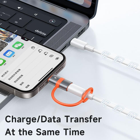 Mcdodo Lightning Female to USB C Male Adapter, 60W Fast Charging for iPhone 15/15 Pro/15 ProMax/iPad Pro/MacBook Pro