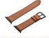 Mifa Leather Band for Apple Watch 10 42mm, 9 8 7 41mm, 6 SE 5 4 40mm 38mm, Vintage Buckle Strap Brown