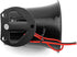QWORK Electric Siren Horn, DC 12V Security Loud Wired Alarm Siren for Home Alarm System, 110 dB