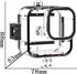 Waterproof Case for GoPro Hero 11 Black Mini, Underwater Diving Case for 45M Depth
