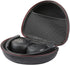 Hard Travel Headphone Case for Sony MDRZX110NC, MDRZX110AP, MDR-ZX310AP, MDR-ZX110 ZX Series/JBL Tune 510BT 500 660NC, Live 460NC, Foldable On-Ear Headphones Headset Case Storage Bag (Black+Black)