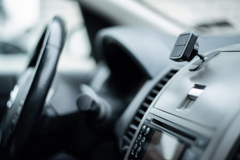 Dockem DashMini Magno Mount 3.0 Series: Magnetic Car Mount for Dash with Adhesive Base, Magnet Head, Swivel Ball Socket