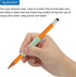 MECCANIXITY 3pcs Pen Grip Silicone Case for 1st and 2nd Generation Stylus Pens, Ergonomic Design, Pink Blue Green
