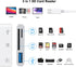 Smilebridge 17 16 15 3-in-1 USB C SD Card Reader for iPhone Pro Max iPad MacBook, Type C Memory Trail Camera Card