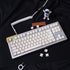 114 Keys White Jade Keycaps PBT Doubleshot Cherry Profile Keycap Set for 61/87/104/108 Mechanical Keyboard