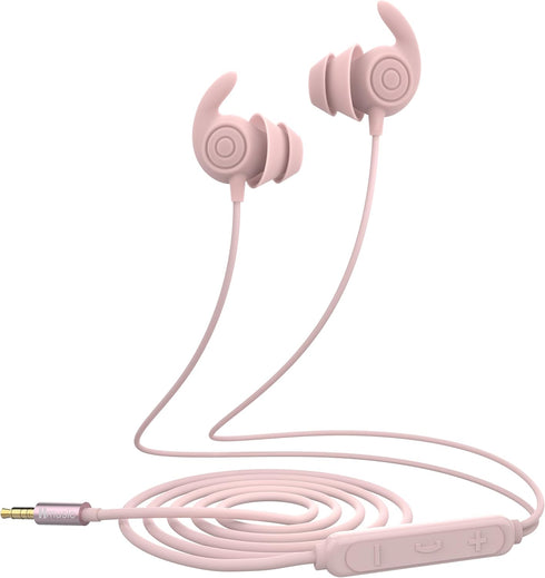 Hmusic Sleep Headphones,3.5mm Wired Sleeping Earbuds,30dB Noise Isolate Sleep Plugs,2g Lightweight, Ultra-Soft