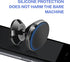 2 Pack Magnetic Phone Car Mount, Strong Magnet Cell Phone Holder with 4 Metal Plates, 360° Rotation & Adjustable View,