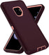 Annymall Samsung Galaxy S9 Case with Screen Protector, Heavy Duty Shockproof Drop-proof Cover (Wine/Pink)