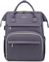 LOVEVOOK Leather Laptop Backpack for Women 15.6 inch,Travel Backpack Purse Nurse Teacher