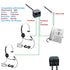 RJ9 Telephone Training Adapter Y Splitter for Headset or Handset, Compatible with Norstar, Nortel, Avaya, Mitel