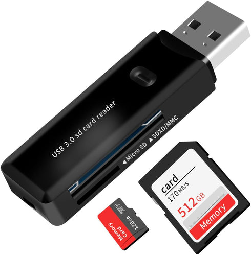 Jahovans X USB 3.0 SD Card Reader for PC, Laptop, Mac, Windows, Linux, Chrome,