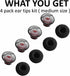 Voyager 5200 Eartips Set - Comfortable Replacement Ear Tips Kits, Earpads Foam Earbuds Ear Gels Compatible with