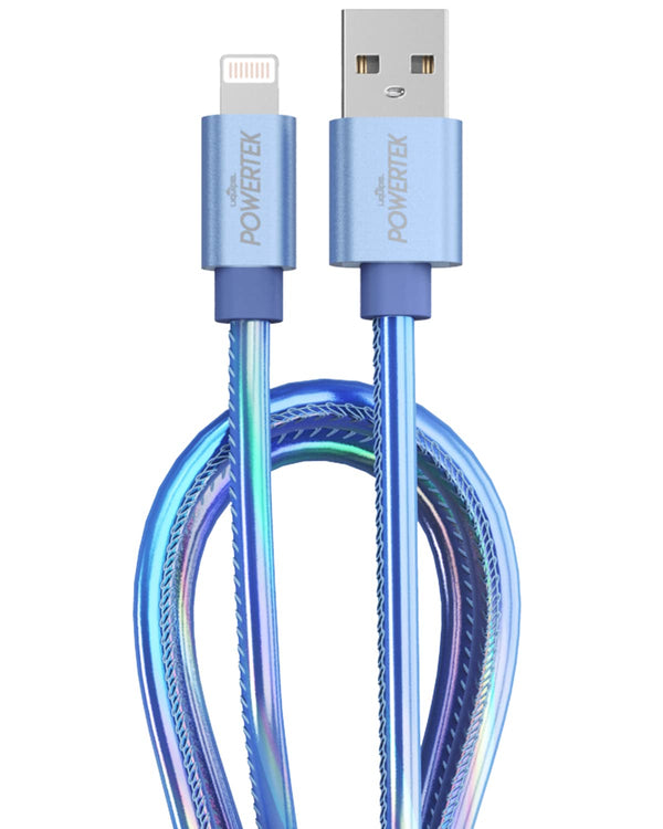 LIQUIPEL Powertek 6 ft iPhone Charger Cable, Fast Charging Lightning to USB Cord Adapter, MFI Certified, Compatible for
