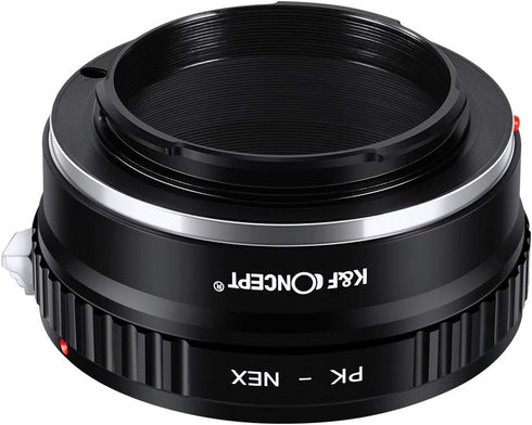 K&F Concept PK K Mount Lens Adapter for Sony NEX E-Mount, Compatible with NEX-3, NEX-5, NEX-6, NEX-7