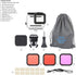 Waterproof Housing Case for GoPro Hero 5 6 7 Black - Underwater Photography Filters, Waterproof up to 147 Feet