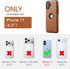 C Casus 17, 6.3 (2025) Casus Magnetic Leather Case for iPhone MagSafe Compatible, Business Classic Style, Shockproof