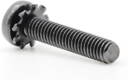 Replacement Screws - 1 Set of Metric Screws (Model RS-198358) Pan Head - Philips Drive - Black Plated (Pack of 8)