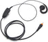 HKLN4455 HKLN4602 Earpiece with PTT Mic for Motorola Solutions Business Radios, Single Pin Shotr Cord Swivel Headset