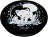 PopSockets PopGrip: Swappable Grip for Phones & Tablets, White Wolf with Moon and Stars - Gothic Fox with Galaxy