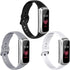 Watbro Compatible with Samsung Galaxy Fit SM-R370 Bands, Adjustable Soft Silicone Replacement Straps for Smartwatch