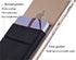 2Pack Adhesive Phone Pocket, Cell Phone Stick On Card Wallet Sleeve for Credit Cards/ID Card Holder with Sticker for