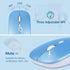 Wireless Bluetooth Keyboard and Mouse Combo, Ultra-Thin 2.4 GHz Wireless for iPad Pro/Air/9.7 & Other iOS Android