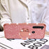Cute Girls Women Glitter TPU Slim Case for Moto G Stylus (2020) with Ring Stand Kickstand - Rose Gold