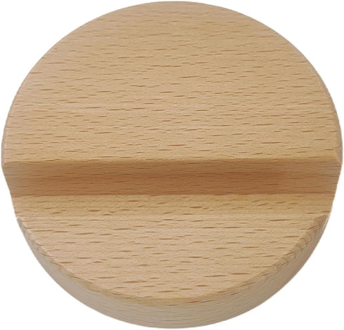ZENIPACE Beech Wood Phone Holder, Round Shape Wood Phone Stand
