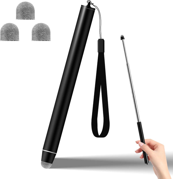 LYMXsd Universal Telescopic Stylus Pen for Touch Screens, Retractable Pointer Stick Stylus with