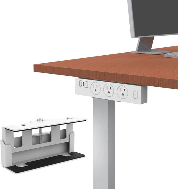 Monzlteck Universal Power Strip Mount, Under Desk or Wall Mount for Power Strip (Power Strip not Included)