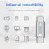 Duttek USB C Male to Male Adapter, 40Gbps Type C Full Featured Adapter for Thunderbolt 3/4, USB3.1, USB2.0