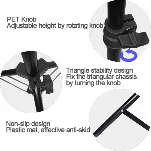 Coret 20" 61" 360 3pound) Tripod Stand, Mini Projector Stand,Lightweight Portable Projector Photography Stand Camera