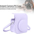 Instant Camera Case, PU Mini Protective for Fujifilm Instax Mini 12 Camera, Portable Travel Carrying with Adjustable