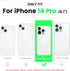 ORNARTO Compatible with iPhone 14 Pro Case 6.1, Slim Liquid Silicone 3 Layers Full Covered Soft Gel Rubber Phone Case Protective Cover with Microfiber Lining 6.1 inch-Black