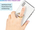 Iridescent Glitter Bling Bling Phone Ring Holder, Sparkle Grip with Flat Diamond, Rhinestone Cell Finger Ring for