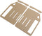 3 Layer 3.5in Hard Disk Drive Rack, Transparent DIY HDD Cage Tray Holder, 2Pcs Acrylic Plate