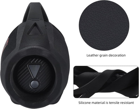Silicone Carrying Cover Case for JBL Xtreme 4 Portable Bluetooth Speaker, Travel Protective Skin Accessories