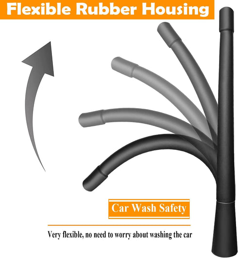 Heating Master 7 Inch (2003-2014), Antenna Replacement for Toyota Sienna Toyota Sienna Antenna, Flexible Rubber Antenna