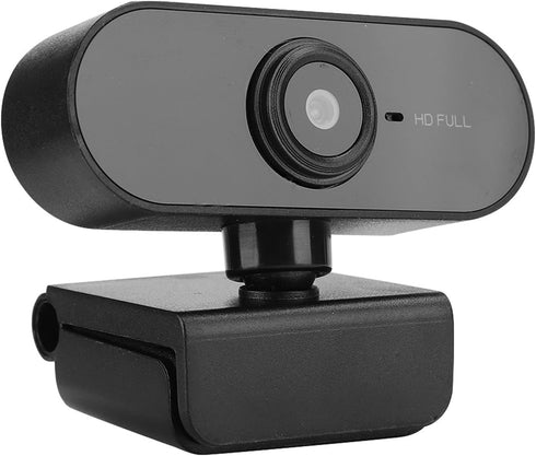 Funien 1080P HD USB Webcam Clear Picture Swingable Camera for Video Call, Compatible