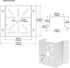 WiTi Universal Corner Mount for Security Camera, Solid Metal Mounting Corner Bracket for CCTV Cameras, LED Wall Lights