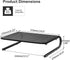 4 Inches (MST004) suptek Monitor Stand Riser for Computer,Laptop,Printer, Notebook and All Flat Screen Display
